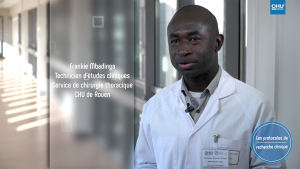 Capture d'écran "La recherche clinique"
