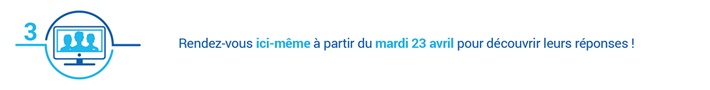 Bandeau internet annonçant la date de publication des réponses sur la dénutrition dans le cadre d'Avis d'experts