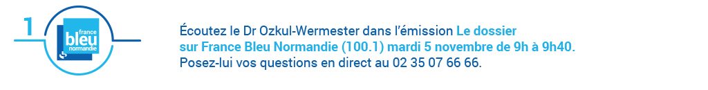 Écoutez le Dr Ozkul-Wermester dans le Dossier de France Bleu Normandie dans le cadre d'Avis d'experts sur l'AVC.