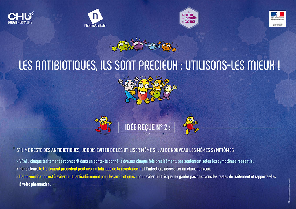 Idée reçue n°2 sur les antibiotiques.