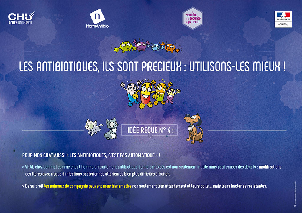 Idée reçue n°4 sur les antibiotiques.