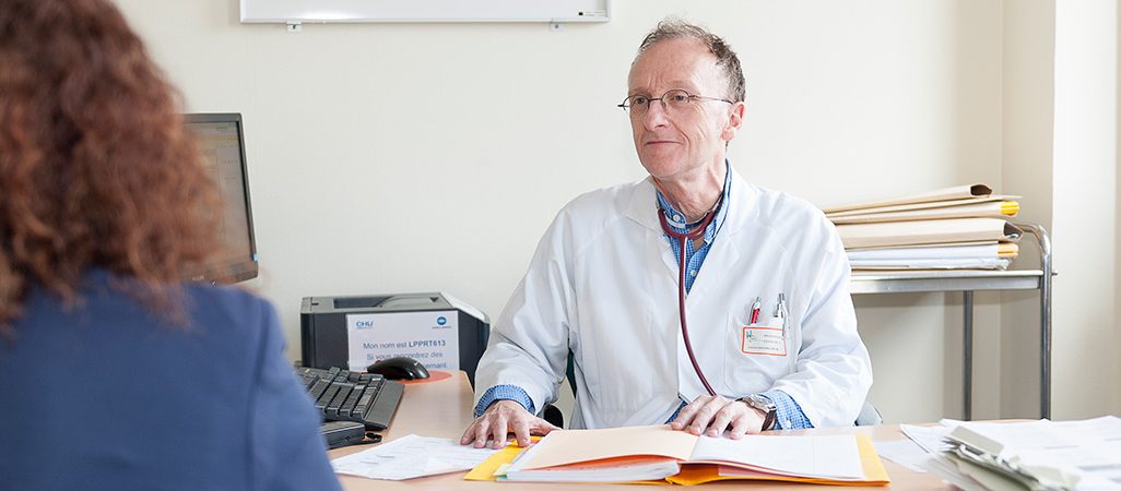 Consultation d'endocrinologie et diabétologie par le Pr Lefebvre.