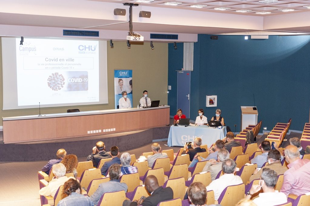 Webinaire "Covid en ville" à l'amphi Lecat en juin 2020