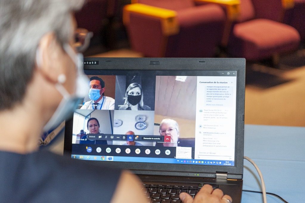 Webinaire "Covid en ville" à l'amphi Lecat en juin 2020