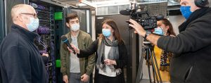 Deux personnes handicapées ont découvert les métiers de la téléphonie et de l'audiovisuel à l'occasion de l'édition 2020 DuoDay
