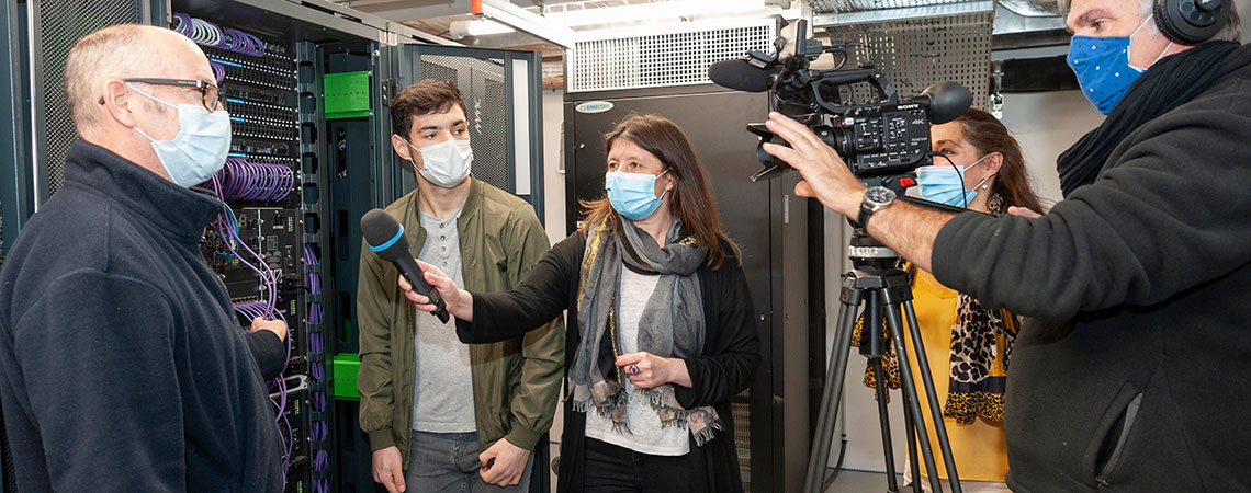 Deux personnes handicapées ont découvert les métiers de la téléphonie et de l'audiovisuel à l'occasion de l'édition 2020 DuoDay