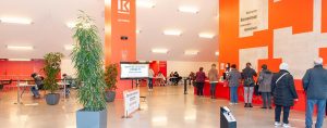 Hall du Vaccin'Arena pour la vaccination Covid-19