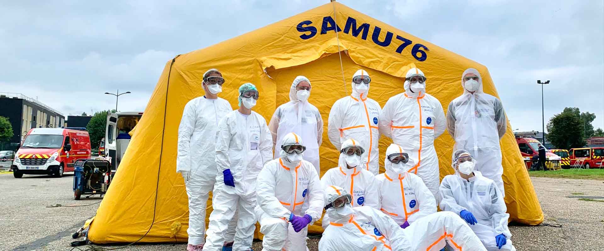 Un exercice du SAMU76 dans le cadre de la Mission SSE-ESR