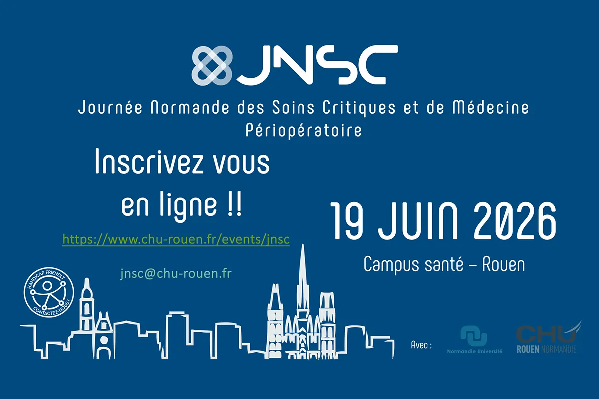 Affiche des JNSC 2026
